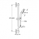 Στήλη Ντουζ Grohe New Tempesta 27644003 Χρωμέ Στήλη Ντουζ Grohe New Tempesta 27644003 Χρωμέ